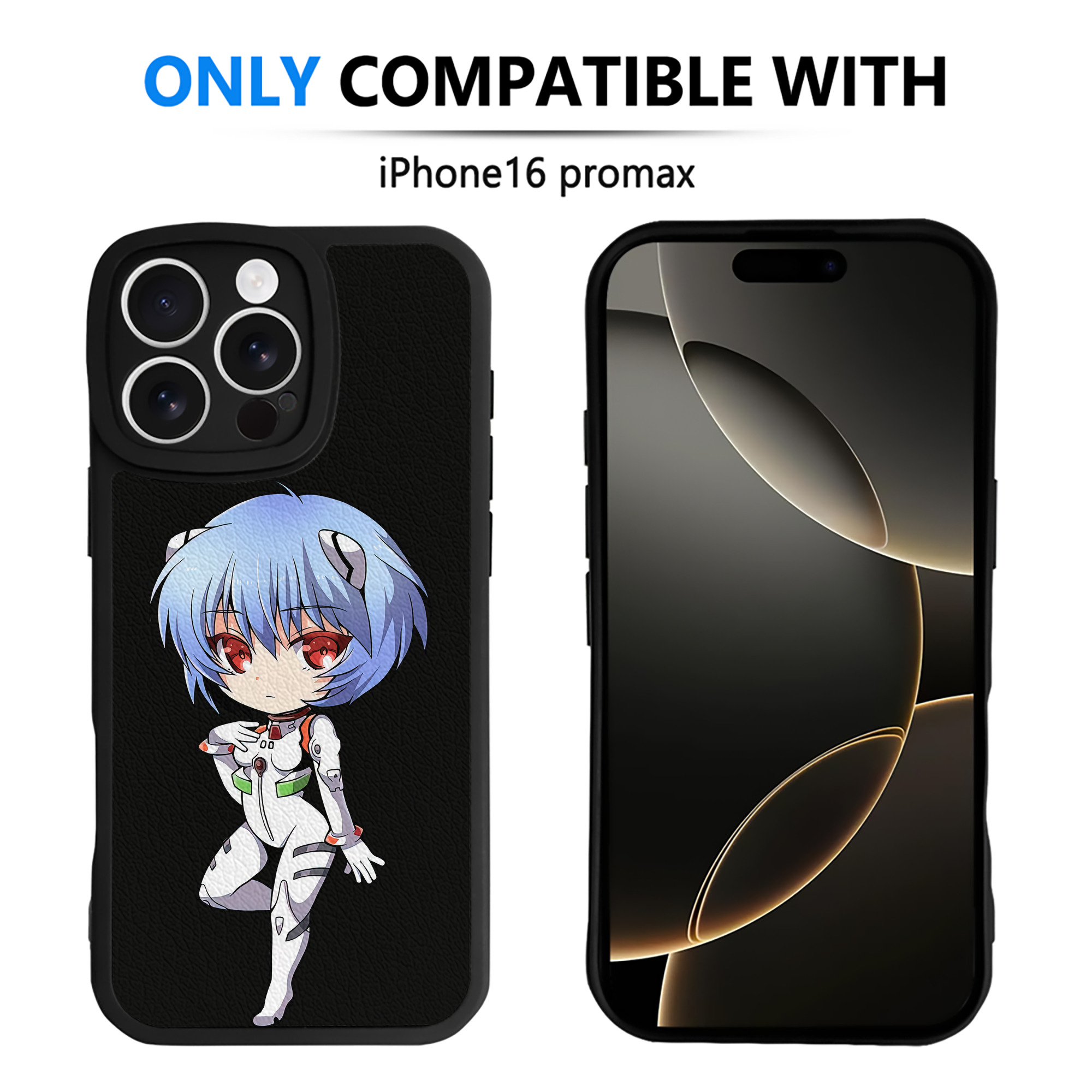 （画像用） EVA 新世紀エヴァンゲリオン 【iPhone 16シリーズ対応】シリコンスマホケース（レザー調） 材質：シリコン